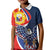 Filipino American History Month Kid Polo Shirt USA Eagle and Philippines Sun Symbol with National Flag - Wonder Print Shop