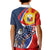 Filipino American History Month Kid Polo Shirt USA Eagle and Philippines Sun Symbol with National Flag - Wonder Print Shop