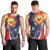 Filipino American History Month Men Tank Top USA Eagle and Philippines Sun Symbol with National Flag - Wonder Print Shop