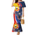 Filipino American History Month Mermaid Dress USA Eagle and Philippines Sun Symbol with National Flag - Wonder Print Shop