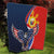 Filipino American History Month Quilt USA Eagle and Philippines Sun Symbol with National Flag