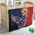 Filipino American History Month Quilt USA Eagle and Philippines Sun Symbol with National Flag