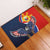 Filipino American History Month Rubber Doormat USA Eagle and Philippines Sun Symbol with National Flag