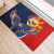 Filipino American History Month Rubber Doormat USA Eagle and Philippines Sun Symbol with National Flag