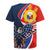 Filipino American History Month Rugby Jersey USA Eagle and Philippines Sun Symbol with National Flag