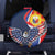 Filipino American History Month Spare Tire Cover USA Eagle and Philippines Sun Symbol with National Flag