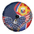 Filipino American History Month Spare Tire Cover USA Eagle and Philippines Sun Symbol with National Flag