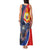 Filipino American History Month Tank Maxi Dress USA Eagle and Philippines Sun Symbol with National Flag