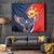 Filipino American History Month Tapestry USA Eagle and Philippines Sun Symbol with National Flag