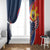 Filipino American History Month Window Curtain USA Eagle and Philippines Sun Symbol with National Flag