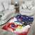 Filipino American History Month Area Rug USA Eagle and Philippines Coat of Arms Symbol with National Flag - Wonder Print Shop