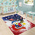 Filipino American History Month Area Rug USA Eagle and Philippines Coat of Arms Symbol with National Flag - Wonder Print Shop