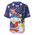 Filipino American History Month Baseball Jersey USA Eagle and Philippines Coat of Arms Symbol with National Flag - Wonder Print Shop