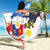 Filipino American History Month Beach Blanket USA Eagle and Philippines Coat of Arms Symbol with National Flag - Wonder Print Shop