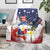 Filipino American History Month Blanket USA Eagle and Philippines Coat of Arms Symbol with National Flag