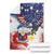 Filipino American History Month Blanket USA Eagle and Philippines Coat of Arms Symbol with National Flag