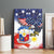 Filipino American History Month Canvas Wall Art USA Eagle and Philippines Coat of Arms Symbol with National Flag - Wonder Print Shop