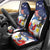 Filipino American History Month Car Seat Cover USA Eagle and Philippines Coat of Arms Symbol with National Flag - Wonder Print Shop