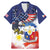 Filipino American History Month Family Matching Mermaid Dress and Hawaiian Shirt USA Eagle and Philippines Coat of Arms Symbol with National Flag - Wonder Print Shop