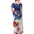 Filipino American History Month Family Matching Off Shoulder Maxi Dress and Hawaiian Shirt USA Eagle and Philippines Coat of Arms Symbol with National Flag - Wonder Print Shop