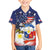 Filipino American History Month Family Matching Puletasi and Hawaiian Shirt USA Eagle and Philippines Coat of Arms Symbol with National Flag - Wonder Print Shop