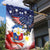 Filipino American History Month Garden Flag USA Eagle and Philippines Coat of Arms Symbol with National Flag - Wonder Print Shop