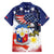 Filipino American History Month Hawaiian Shirt USA Eagle and Philippines Coat of Arms Symbol with National Flag - Wonder Print Shop