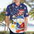 Filipino American History Month Hawaiian Shirt USA Eagle and Philippines Coat of Arms Symbol with National Flag - Wonder Print Shop