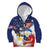 Filipino American History Month Kid Hoodie USA Eagle and Philippines Coat of Arms Symbol with National Flag - Wonder Print Shop