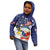 Filipino American History Month Kid Hoodie USA Eagle and Philippines Coat of Arms Symbol with National Flag - Wonder Print Shop