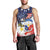 Filipino American History Month Men Tank Top USA Eagle and Philippines Coat of Arms Symbol with National Flag - Wonder Print Shop