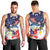 Filipino American History Month Men Tank Top USA Eagle and Philippines Coat of Arms Symbol with National Flag - Wonder Print Shop