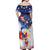 Filipino American History Month Off Shoulder Maxi Dress USA Eagle and Philippines Coat of Arms Symbol with National Flag - Wonder Print Shop