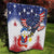 Filipino American History Month Quilt USA Eagle and Philippines Coat of Arms Symbol with National Flag