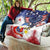 Filipino American History Month Quilt USA Eagle and Philippines Coat of Arms Symbol with National Flag