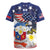 Filipino American History Month Rugby Jersey USA Eagle and Philippines Coat of Arms Symbol with National Flag