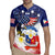 Filipino American History Month Rugby Jersey USA Eagle and Philippines Coat of Arms Symbol with National Flag