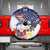 Filipino American History Month Spare Tire Cover USA Eagle and Philippines Coat of Arms Symbol with National Flag