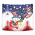 Filipino American History Month Tapestry USA Eagle and Philippines Coat of Arms Symbol with National Flag