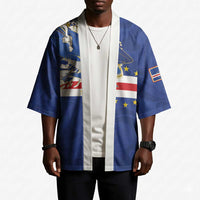 Custom Cape Verde National Football Kimono Glory Blue Sharks - Wonder Print Shop