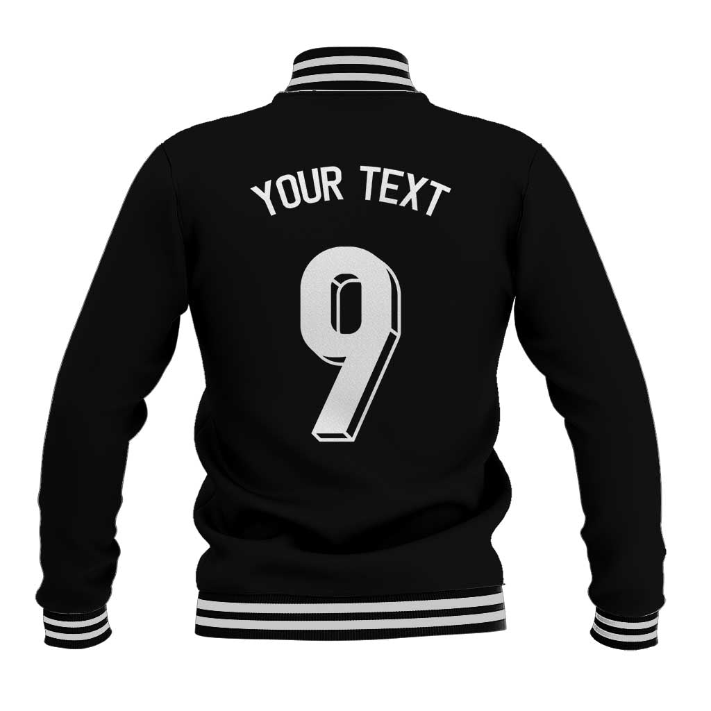 Custom Norway Football Baseball Jacket Cross Nordic Knot Pattern