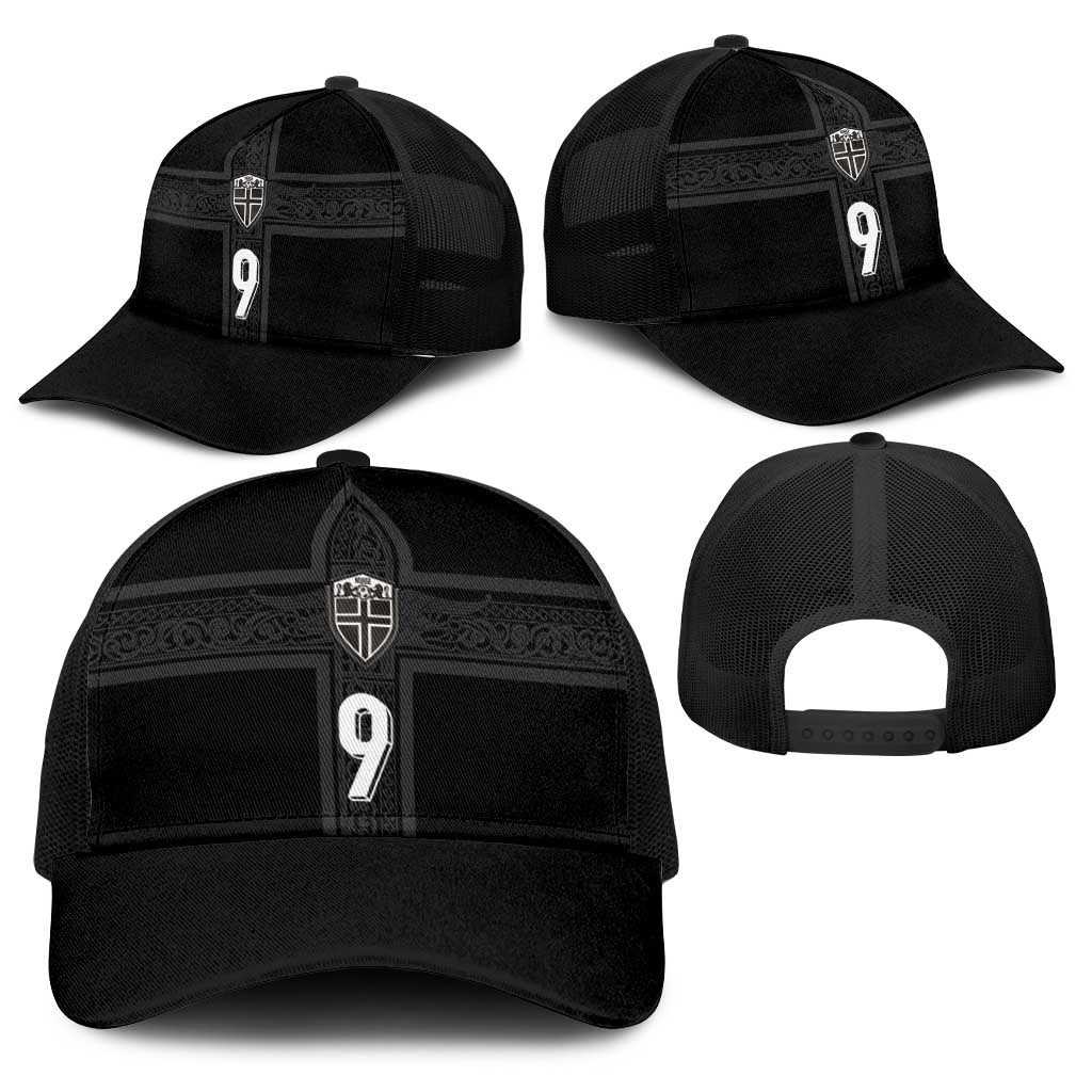 Custom Norway Football Baseball Net Cap Cross Nordic Knot Pattern