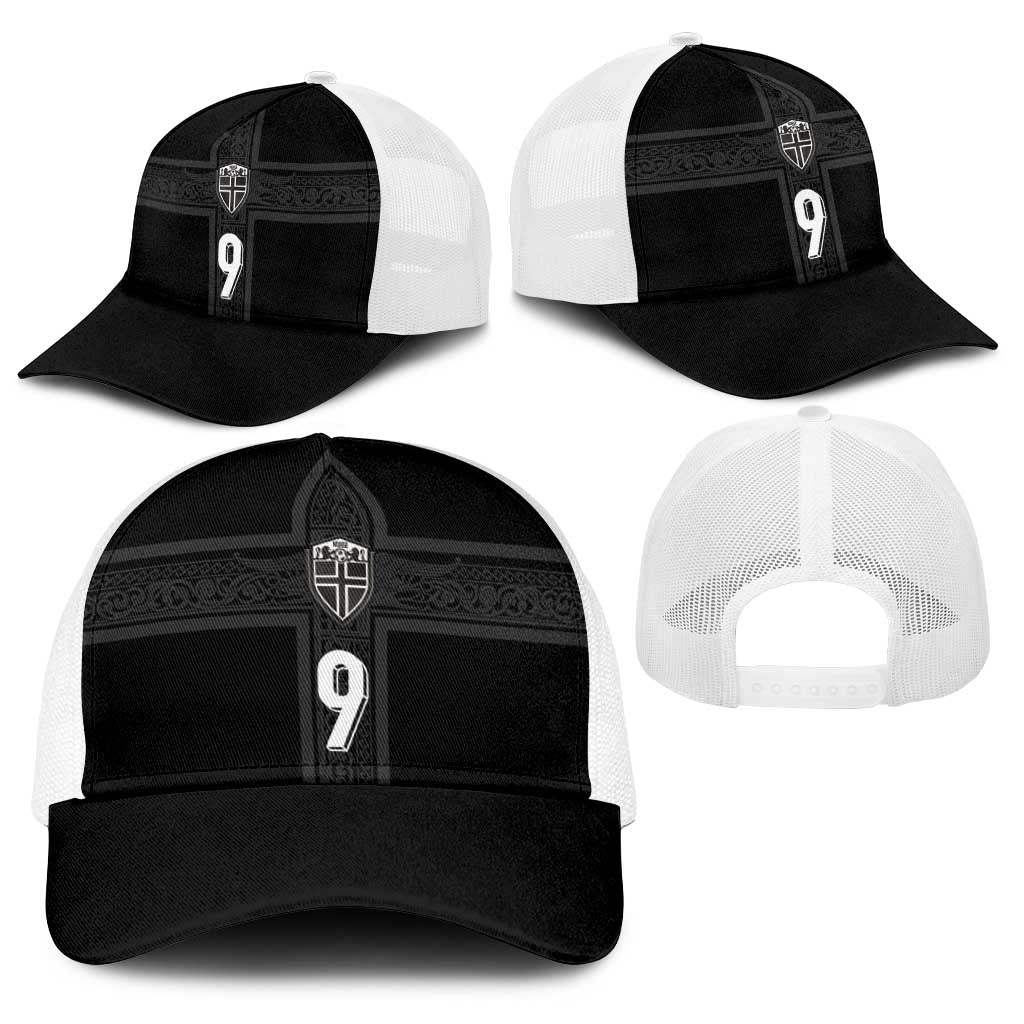 Custom Norway Football Baseball Net Cap Cross Nordic Knot Pattern