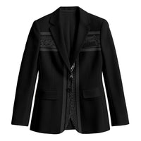 Custom Norway Football Blazer Cross Nordic Knot Pattern