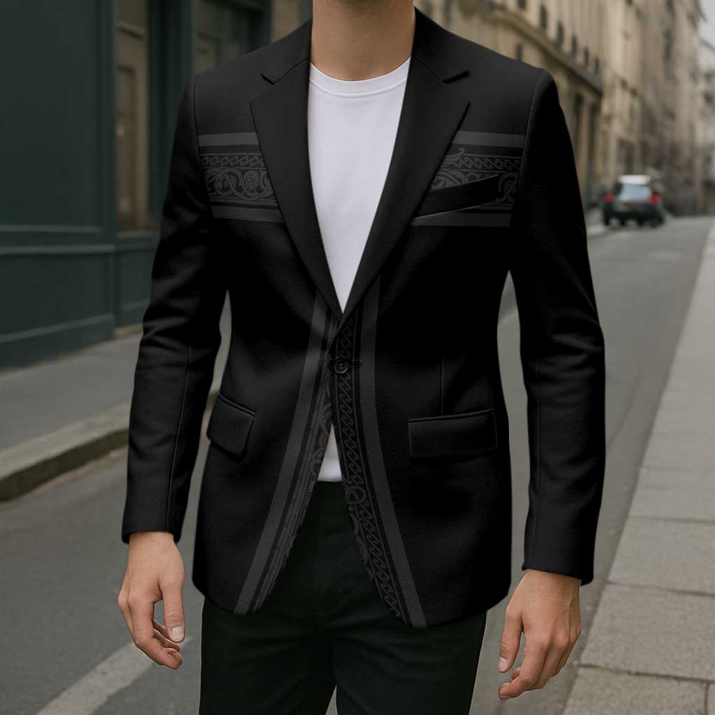 Custom Norway Football Blazer Cross Nordic Knot Pattern