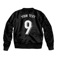 Custom Norway Football Bomber Jacket Cross Nordic Knot Pattern