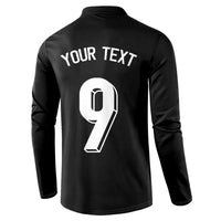 Custom Norway Football Button Sweatshirt Cross Nordic Knot Pattern