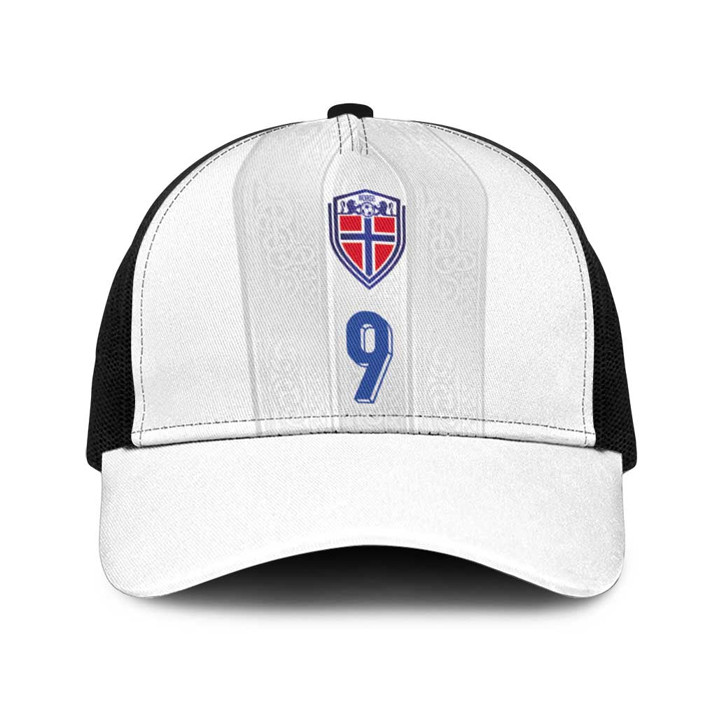Custom Norway Football Baseball Net Cap Nordic Knot Pattern
