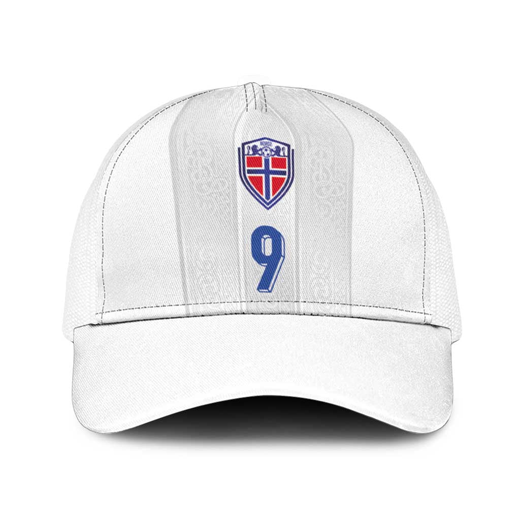 Custom Norway Football Baseball Net Cap Nordic Knot Pattern