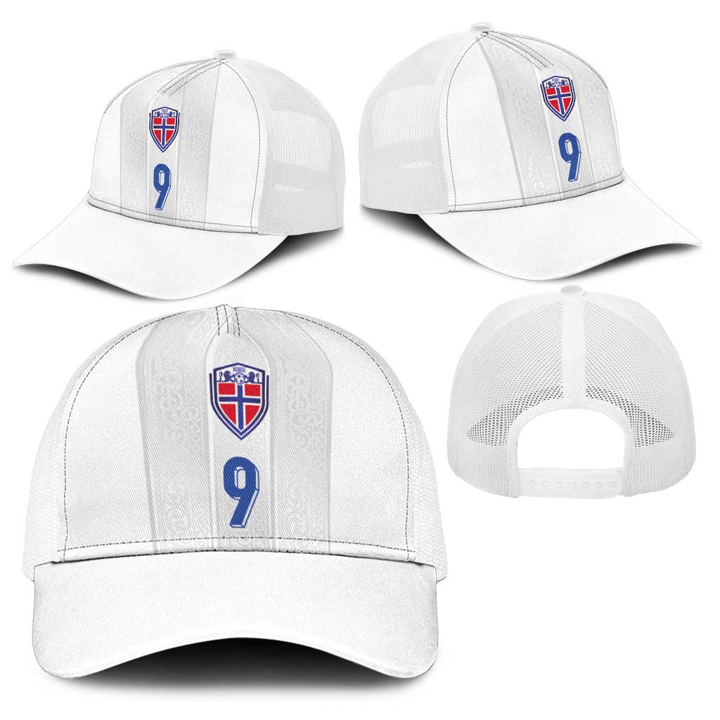 Custom Norway Football Baseball Net Cap Nordic Knot Pattern